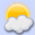 It is forcast to be Partly Cloudy at 10:00 PM BST on June 14, 2013